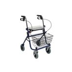 GOLFİ Metal Rollator Walker Kalın Tekerlekli