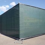Gölgelik File – 75LIK Çit Filesi – Şeritli Halkalı – Yeşil Renk - 1 Metre x 11 Metre - Seçenek 1