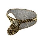 Golirsteca Erkek Düşük Bel Leopar İç Çamaşırı Çıkıntı Kılıfı Kalça Bikini Külot Üçgen Külot İç Çamaşırı, Leopar, L