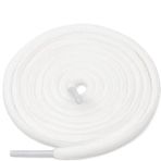 GoLite 120 cm Oval Spor Ayakkabı Bağcığı , Atletik Bağcık 1 Çift - Beyaz