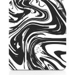 GoLite Classic - 22x18 Inkstorm Gaming Oyuncu Mouse Pad Kaymaz Taban Büyük Klavye Fare Altlığı Mousepad - Siyah - Beyaz