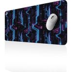 GoLite Classic - 70x30 System Gaming Oyuncu Mouse Pad Kaymaz Taban Büyük Klavye Fare Altlığı Mousepad - Adrenalin Mavi