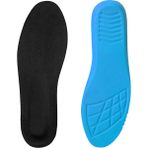 GoLite Spor Ayakkabı Tabanlığı, Günlük Memory Foam Hafızalı Sneaker Ayakkabı Tabanlık - M22 Siyah - 45 Numara