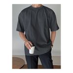 Gollinger ERKEK Büyük Beden Rahat Kesim Tişört - Bisiklet Yaka T-shirt