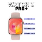 GoMarkt Watch 9 Pro Plus Serisi Akıllı Saat Dinamik Ada/ 2 GB Ram/ Çift Kordon 2024 Model