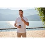 Gömlek Galerisi Erkek Regular Fit Kesim Düz Pamuk Penye Dokuma Tişört - Beyaz - 3XL