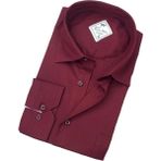 Gömlek Galerisi Klasik Rahat Kesim Dokuma Erkek Pamuk Gömlek - 2XL - Bordo