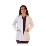 Gömlek Yaka Ceket Boy Beyaz Kadın Doktor Öğretmen Laboratuvar Önlüğü