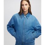Gömlek Yaka Ince Denim Ceket IW6250005081629 - Mavi - 34