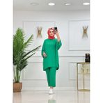 Gömlekli Ayrobin Pantolonlu Takım - Benetton Yeşili - Standart