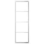 Gömme dolap için sürgü kapak iskeleti, alüminyum, 77x231 cm