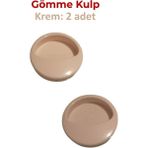 Gömme Kulp Krem 2 Adet