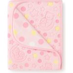 Gön Ev ve Otel Tekstili Antialerjik Yumuşak Kabartmalı Bebek Battaniyesi 100X120 cm – %100 Polyester, Sıcak Tutan, Arabada ve Yatakta Kullanıma Uygun - Pembe - 100 x 120