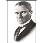 Gönder Bayrak Atatürk Posteri Raşel Kumaş - 300X450CM - Gönder Bayrak Markalı