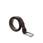 GÖNDERİR Erkek Hakiki Deri 3,5 Cm Klasik Kemer DDMK32413450 Kahve Antik