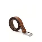 GÖNDERİR Erkek Hakiki Deri 3,5 Cm Klasik Kemer DDMK32413450 Taba Antik