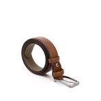 GÖNDERİR Erkek Hakiki Deri 3,5 Cm Klasik Kemer DDMK32413451 Taba Antik