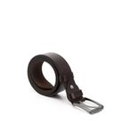 GÖNDERİR Erkek Hakiki Deri 4 Cm Kot Kemeri DDMK32413425 Kahve Antik