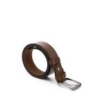 GÖNDERİR Erkek Hakiki Deri 4 Cm Kot Kemeri DDMK32413425 Taba Antik