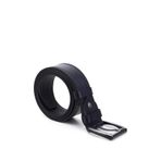 GÖNDERİR Erkek Hakiki Deri 4,5 Cm Dikişli Kot Kemeri DDMK32413652 Lacivert Antik