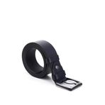 GÖNDERİR Erkek Hakiki Deri 4,5 Cm Kot Kemeri DDMK32413651 Lacivert Antik