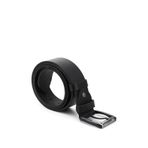 GÖNDERİR Erkek Hakiki Deri 4,5 Cm Kot Kemeri DDMK32413651 Siyah