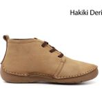 Gönderi(r) Kadın Hardal Sarısı Bağcıklı Hakiki Deri Comfort Bot