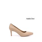 Gönderi(r) Kadın Nude Sivri Burun İnce Topuklu Hakiki Deri Stiletto