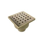 GONDEX Tema Krom Yer Sifonu Alttan Çıkış 50 mm 10x10 cm - Yer Sifonu