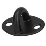 Gonetre 10 Adet Göz Plakası U Kanca Paslanmaz Çelik Ağır Hizmet Tipi Tavan Kancaları Asma Salıncaklar Sandalyeler Hamaklar için Siyah 14 x 10 * 4 CM Ev Dekorasyonu