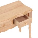 Gonetre Bebek Evi Için Ahşap Masa Masası, İyi Tasarlanmış Ve Zarif, Çevre Dostu Malzemeden Yapılmış, Çocuklar İçin Harika Oyun, 1:12 Bebeklerle Mükemmel Dollhouse Aksesuarı, Dikkat Ve