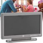 Gonetre Minyatür LCD TV Bebek Evi Mobilya Oyuncak Pürüzsüz Dekor Moda Plastik 1:12 Dollhouse