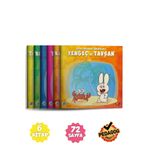 Gong 3-7 Yaş Eğitici Öğretici Okul Öncesi Boyamalı Hikaye Çocuk Kitabı Seti 6 Kitap