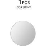 GongtuShop 1 Adet Yuvarlak 30MM Tarzı Araç Telefon Tutacağı Metal Plaka Manyetik Tutucu Yuvarlak Kare Sticker Mobil Tablet Için Sac Demir Mıknatıs Disk Masası Araba Standı (Yurt Dışından) - Beyaz