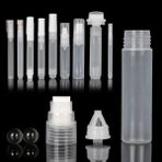 GongtuShop 10 mm Tarzı 1 Adet Plastik Boş Kalem Çubuk Varil Tüp Grafiti Kalemi Için Sıvı Tebeşir Işaretleyiciler Boya Kalemi Aksesuarı (Yurt Dışından) - Beyaz - Beyaz Tahta Kalemi