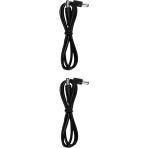 GongtuShop 2 Adet Tarzı Pcs Gitar Pedalı Güç Kablosu Dc 5.5 x Kablolar Elektro Gitar Aksesuarları (Yurt Dışından)