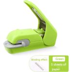 GongtuShop A2 Stili El Tipi Güvenli Zımba Zımbasız Zımbasız Zımba Zımbası Kağıt Ciltleme Için Kapasite Busineool Ofis (Yurt Dışından) - Beyaz - zımba makinesi - 1
