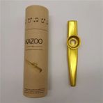 GongtuShop Altın Tarzı Kutu Müzik Aletleri ile Metal Kazoos Flüt Diyafram Ağız Kazoo Flüt Gitar Yeni Başlayanlar Çocuklar Için Yetişkin Parti Hediyeleri (Yurt Dışından)