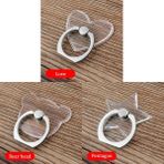 GongtuShop Ben Stil Cep Telefonu Zil Tutacağı Telefon Hücresel Destek Aksesuarları Telefon Parmak Standı Tutacağı Soket Telefon Cep Telefonları Için Iphone (Yurt Dışından) - Beyaz - 1