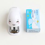 GongtuShop Çizgi Film Balina Beyaz Stili Sandro Mini Karikatür Zımba Zımbalı Şirin Küçük Zımba Ofis Kırtasiye (Yurt Dışından) - zımba makinesi - 1