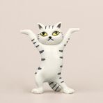 GongtuShop Gri Tarzı Komik Kedi Kalemlik Oyuncak Her Şeyi Tutun Kedi Kulaklık Braketi Ev Dekorasyonu Büyüleyici Dans Eden Kitty Kalem Standı Güzel Hediye (Yurt Dışından) - Renkli