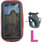 GongtuShop Kırmızı L Tarzı Bisiklet Motor Telefon Tutacağı Su Geçirmez Telefon Çantası Kılıfı Motosiklet Bisiklet Gidonu Cep Telefonları Gps iPhone Için Standı 12 Xxl Çanta (Yurt Dışından) - Beyaz