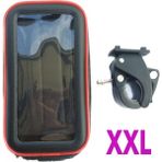GongtuShop Kırmızı Xxl Stili Bisiklet Motor Telefon Tutacağı Su Geçirmez Telefon Çantası Kılıfı Motosiklet Bisiklet Gidonu Cep Telefonları Gps iPhone Için Standı 12 Xxl Çanta (Yurt Dışından) - Beyaz