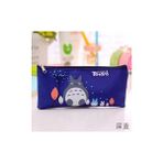 GongtuShop Lacivert Tarzı Karikatür Totoro Sevimli Kawaii Kumaş Oxford Dikdörtgen Kalem Kutusu Kozmetik Çantası Öğrenci Kalem Çantası Çocuk Hediye Okul Malzemeleri (Yurt Dışından) - Beyaz