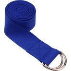 GongtuShop Mavi Stil Spor Yoga Askıları Dayanıklı Pamuk Egzersiz Askıları Ayarlanabilir D-Ring Toka Yoga Streç Pilates Kemer Direnci Fitness Band (Yurt Dışından)