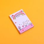 GongtuShop Mutlu Gün Stili Eets Sevimli Unicorn Bloknot Karikatür Tavşan Kalınlaşmak Yırtılabilir Memo Yapışkan Not Ofis Aksesuarları Kawaii Kırtasiye (Yurt Dışından) - Renkli - not defteri - 1