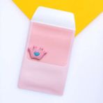 GongtuShop No.6 Tarzı Buzlu Pvc Göğüs Cebi Sızdırmaz Kalem Çantası Hastane Sağlık Çalışanı Doktor Hemşire Adanmış Pratik Kalem Kutusu Malzemeleri Kawaii (Yurt Dışından) - Beyaz