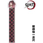 GongtuShop No.7 Tarzı Demon Slayer Düz Cetveller Anime Kawaii Çalışma Kırtasiye Cetvel Çalışma Yazma Malzemeleri Okul Kamado Nezuko Agatsuma Zenitsu (Yurt Dışından) - Beyaz - 1