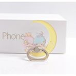 GongtuShop No.7 Tarzı Melody Twins Star Cep Telefonu Tutacağı Evrensel Telefon Zil Tutacağı Telefon Standı Parmak Yüzük Tutacağı Masalar iPhone Için Destek (Yurt Dışından) - Beyaz - 1
