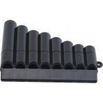 GongtuShop Siyah Stil Pan Borular Nefesli Tava Flüt 8 Tüp Plastik Flauta Pan Borular El Yapımı Panflutes Flauta Müzik Çocuk Enstrümanları Renkli (Yurt Dışından)